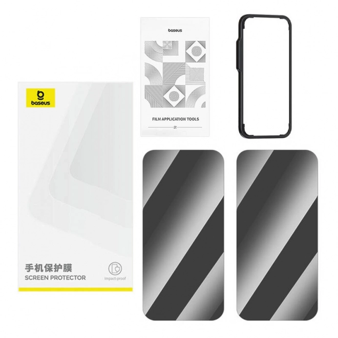 Baseus Superior matno zaštitno staklo za iPhone 11 Pro/X/XS + 2x set za čišćenje i EasyStick