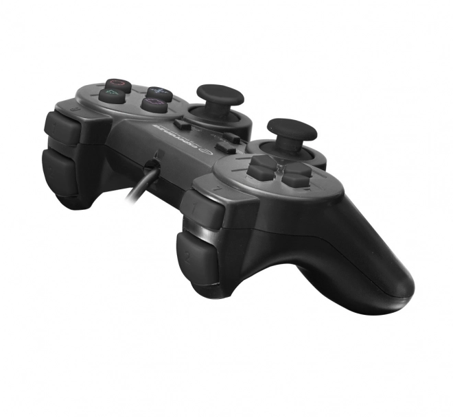 Crni gamepad s vibracijama za PS3 i PC