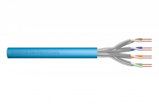 Instalacijski kabel Kategorije 6A, S/FTP, LSOH, 100m Plavi