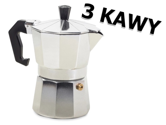 Aluminijski aparat za kavu za 3 šalice