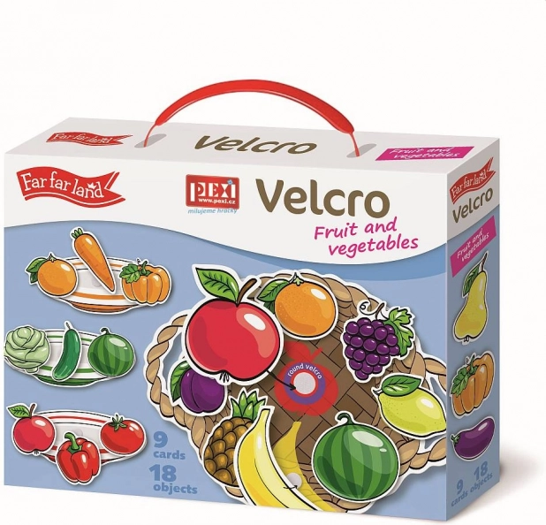 Pexi Velcro slagalice Voće i povrće