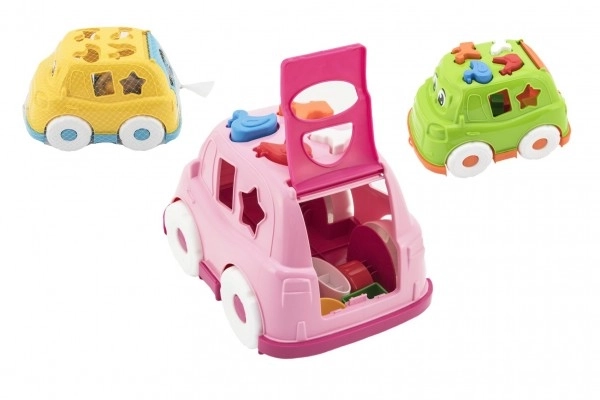 Auto umetaljka plastika 24x17cm moguća 3 boje - u mreži, 12m+