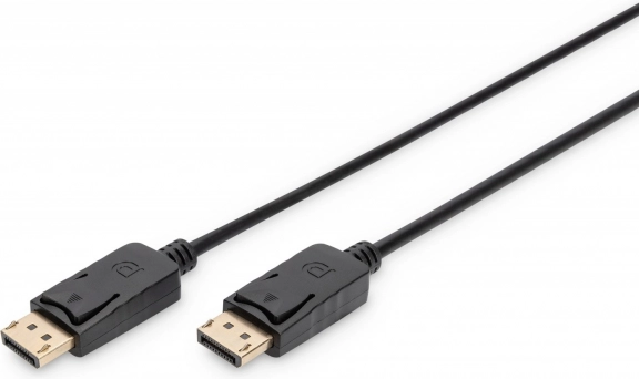 Priključni kabel DisplayPort 4K 60 Hz, DP–DP, 1 m, crni