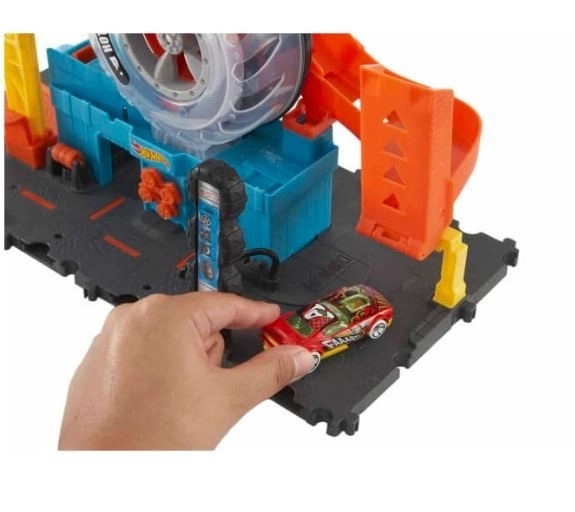 Hot Wheels garaža s trkaćim stazama