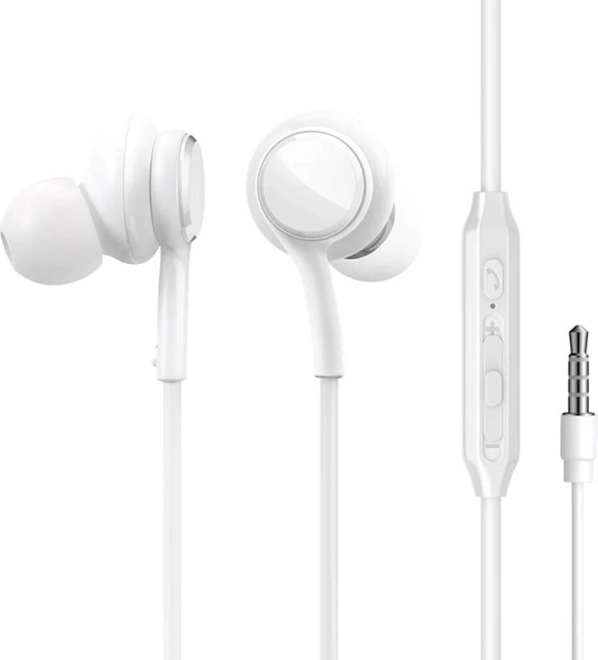 Žičane in-ear slušalice JOYROOM JR‑EW02 bijele