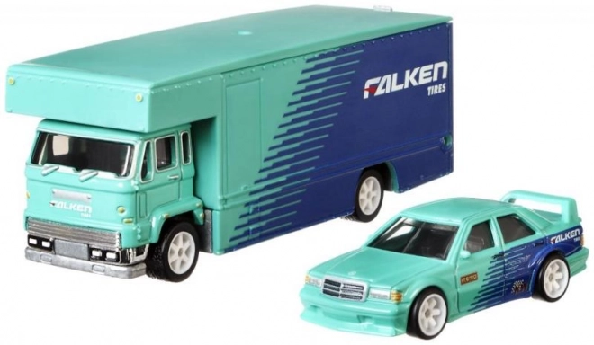Kamion i trkaći autić Hot Wheels