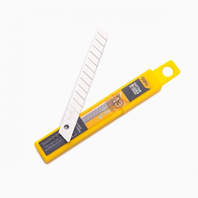 Nož 9 mm 10 kom oštrica Deli Tools EDL-DP092 (srebrna)