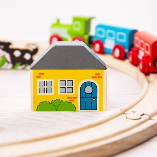 Bigjigs Rail Moja prva željeznička pruga 19 dijelova