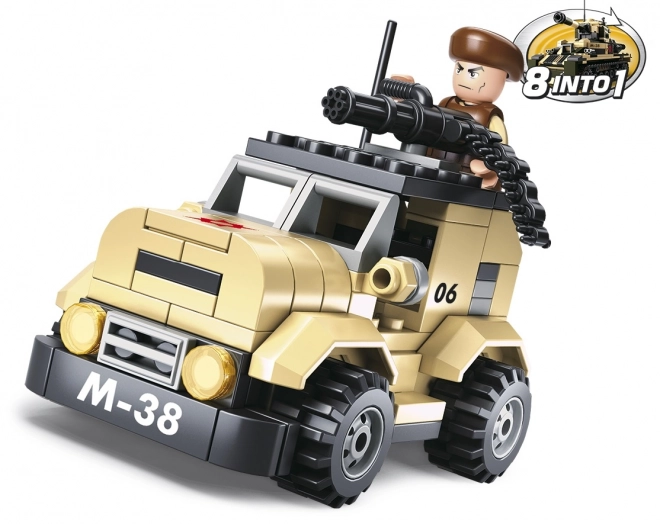 Sluban Army 8u1 M38-B0587A Patrolno vozilo