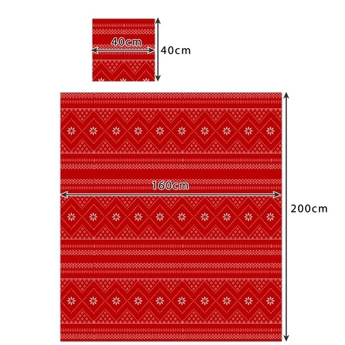 Pokrivač 1,6x2m + 2x jastučnica Ruhhy 22594