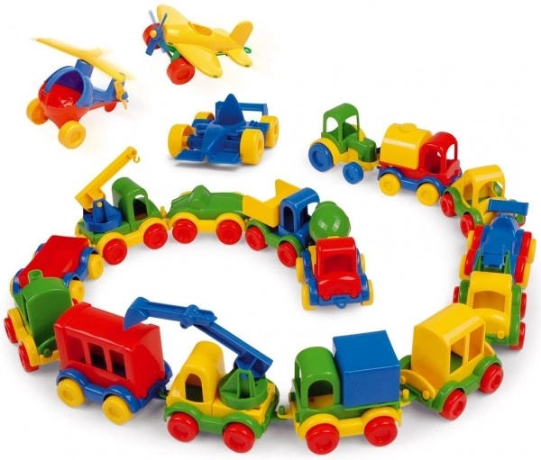 Auto Kid Cars mini plast 10cm Wader - 1 komad