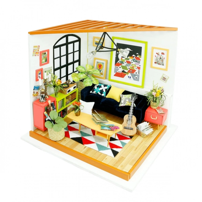 Robotime miniatura kućice dnevna soba