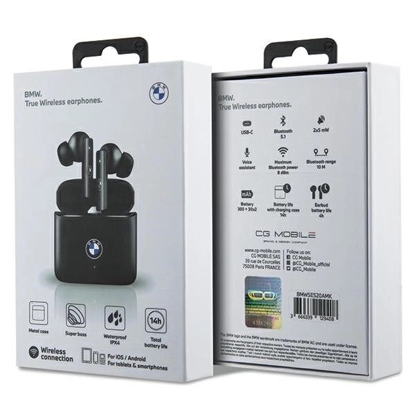 Bluetooth TWS slušalice BMWSES20AMK crna