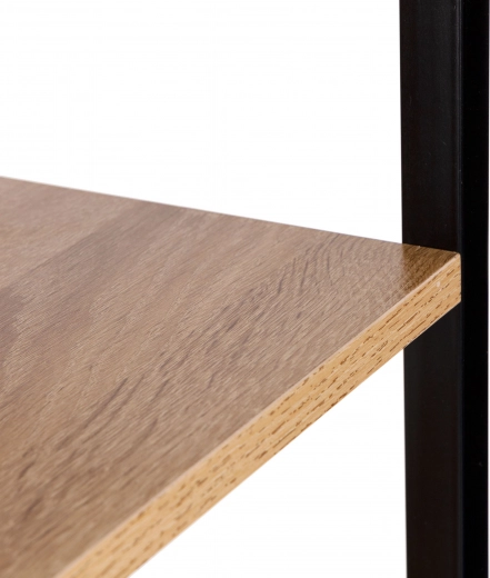 Čvrste police od MDF-a s dekorom drva