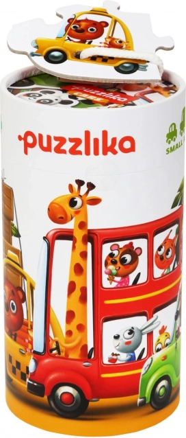 Puzzlika auti – dječje puzzle 5 u 1, 20 dijelova