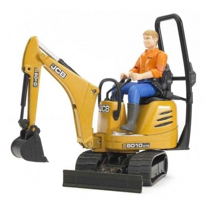 Igraći set Bruder SUV i gusjeničasti mini bager JCB s prikolicom