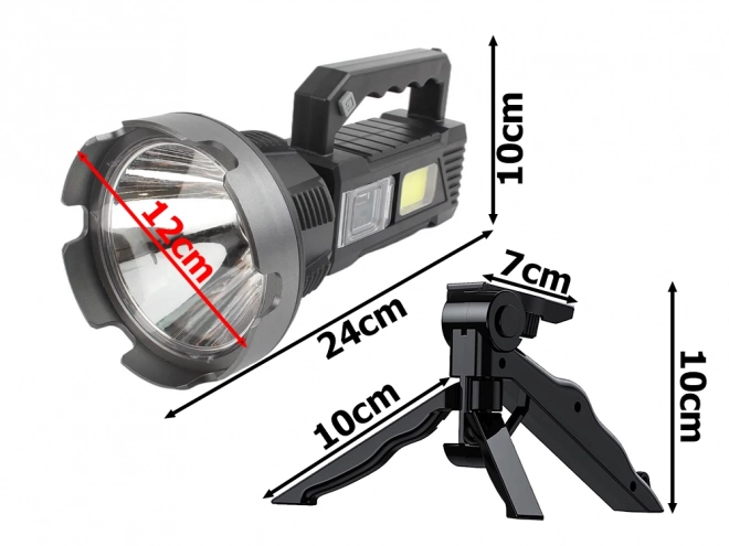 Stativni reflektor Cree LED XHP50 COB za turizam