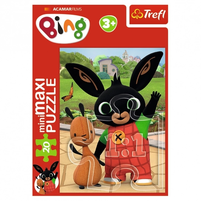 Mini slagalica miniMaxi 20 dijelova Bingovi prijatelji/Kunić Bing