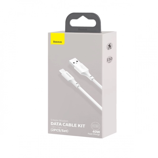 Baseus set kabela USB C na USB A 1,5 m