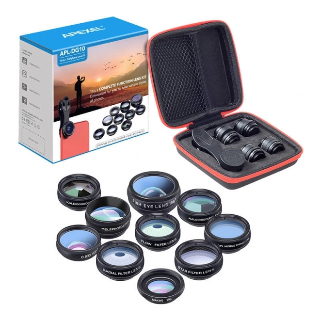 Set mobilnih leća 10 u 1 Apexel