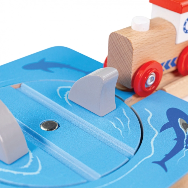 Bigjigs Rail Vrtlog sa morskim psima