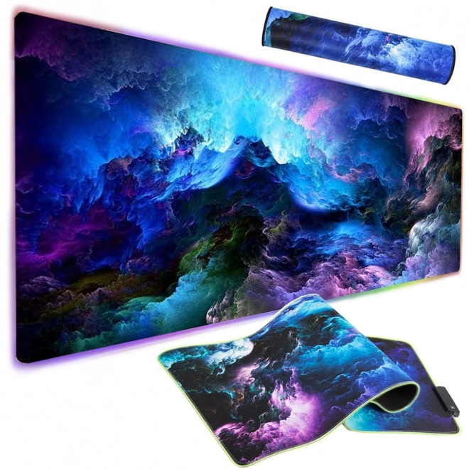Podloga za miš RGB LED XXL