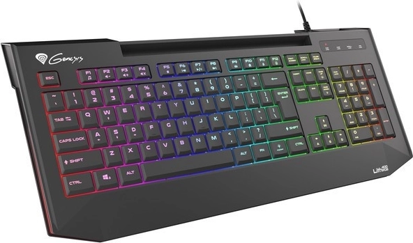 Gaming tipkovnica Genesis Lith 400 s RGB pozadinskim osvjetljenjem i škarastim prekidačima X-Scissor