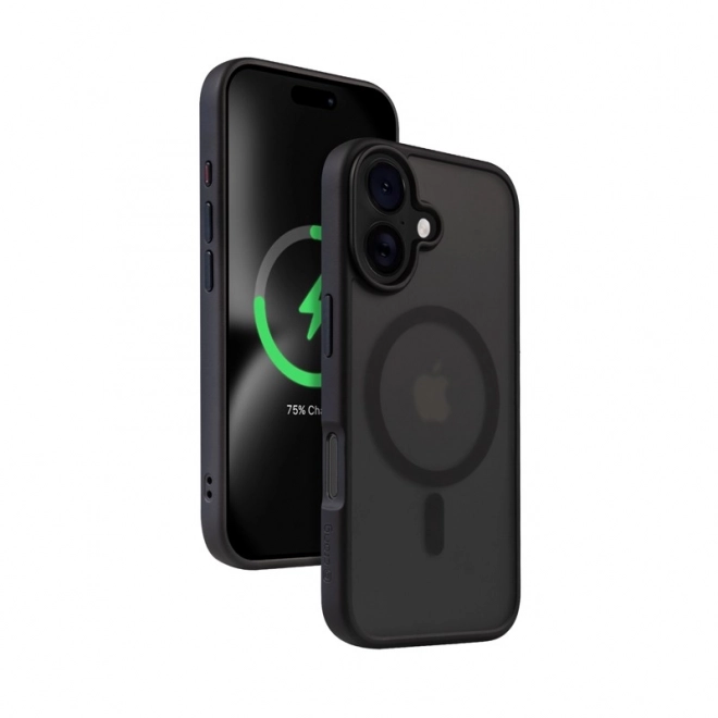 Hybrid Frost MAG Cover za iPhone 16 crni