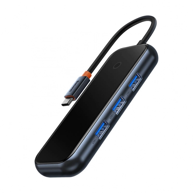 Baseus Hub USB-C na 4x USB 3.0 tamno siva