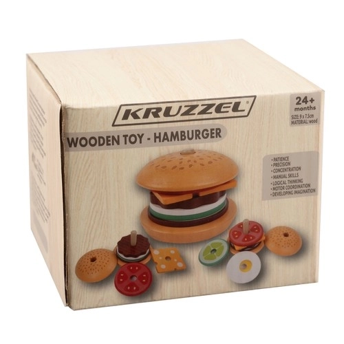 Kruzzel drveni hamburger 22673
