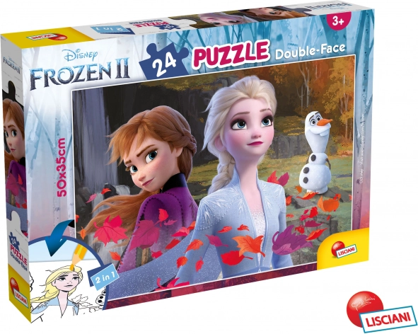 Dvostrana slagalica Frozen 24 dijelova