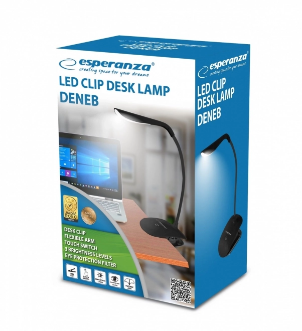 Deneb LED stolna lampa crna
