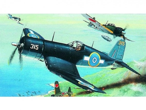 Model F4U-1 Corsair 14,1x17,3 cm u kutiji 25x14,5x4,5 cm