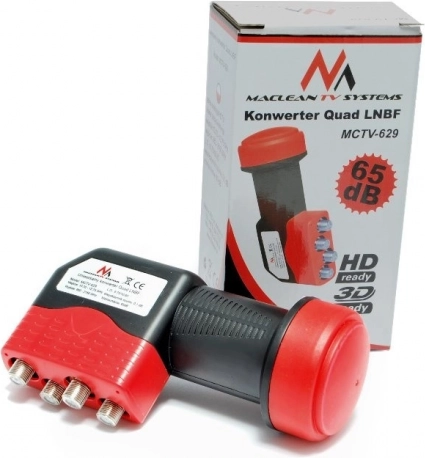 satelitni konverter quad 65 dB MCTV-629