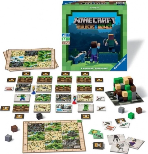 Ravensburger Minecraft: Builders & Biomes – društvena igra