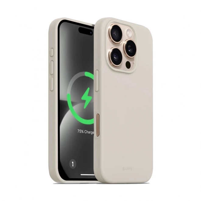 Zaštitna torbica Color Cover Magnetic za iPhone 16 Pro Max MagSafe u pješčano bež boji