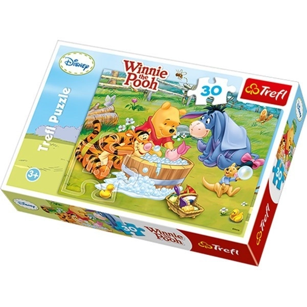 Puzzle Kupanje Praščića - Winnie the Pooh