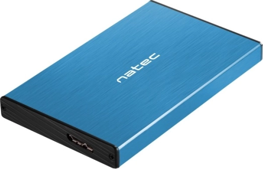 Vanjsko aluminijsko kućište za 2,5" HDD/SSD USB 3.0 UASP – plavo