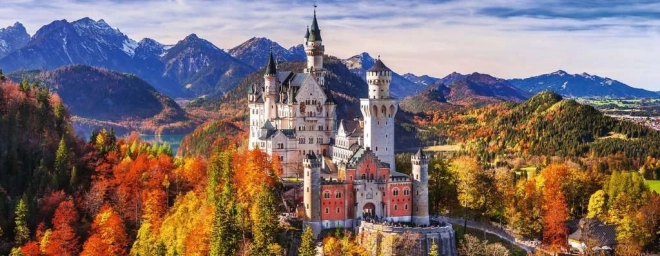 Ravensburger panoramske puzzle dvorac Neuschwanstein 1000 komada