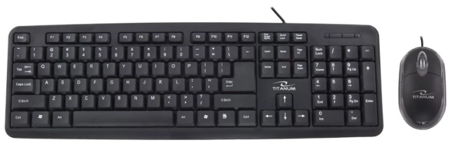 Titanum set tipkovnice i miša USB Salem