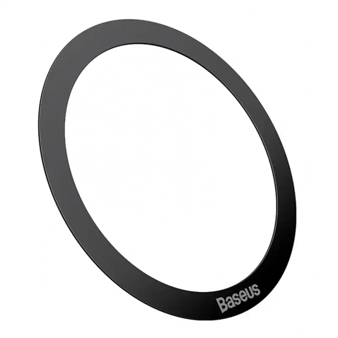 Baseus Halo Magnetski prsten za telefone, MagSafe (crni)