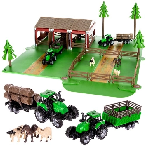 Farma sa životinjama + 2 traktora s prikolicom