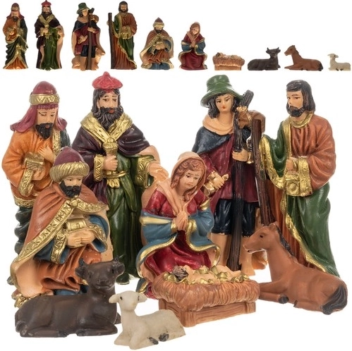 Figurice za božićne jaslice - set 10 kom