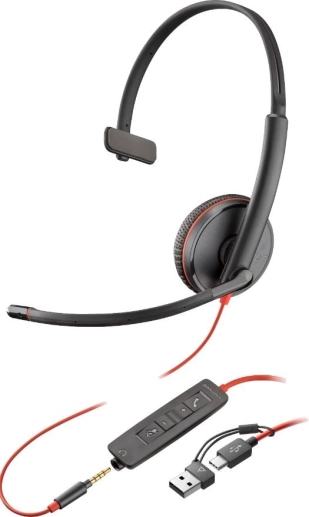 Slušalice Blackwire Mono USB s 3,5 mm priključkom