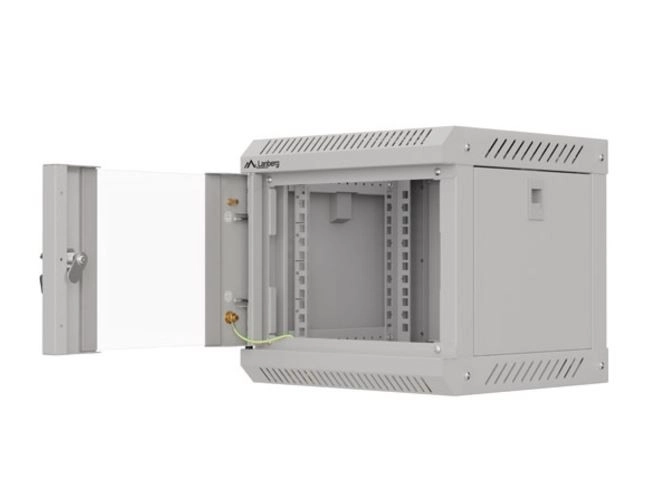 Zidni 10-inčni 4U rack ormar 300x300 sivi