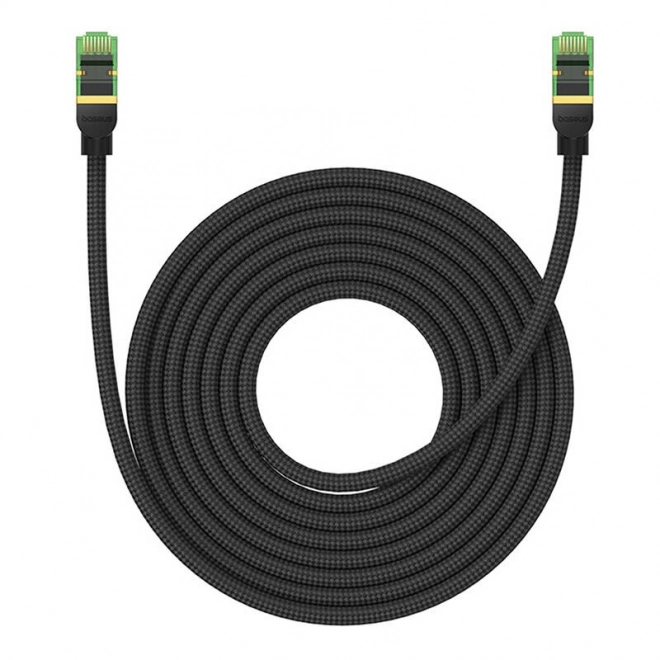 Pletena mrežna kabel cat.8 Baseus Ethernet RJ45, 40 Gb/s, 8 m (crna)