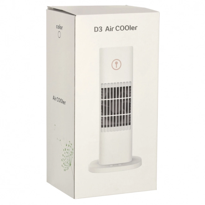 Prijenosni bijeli ventilator i klima uređaj s humidifikatorom