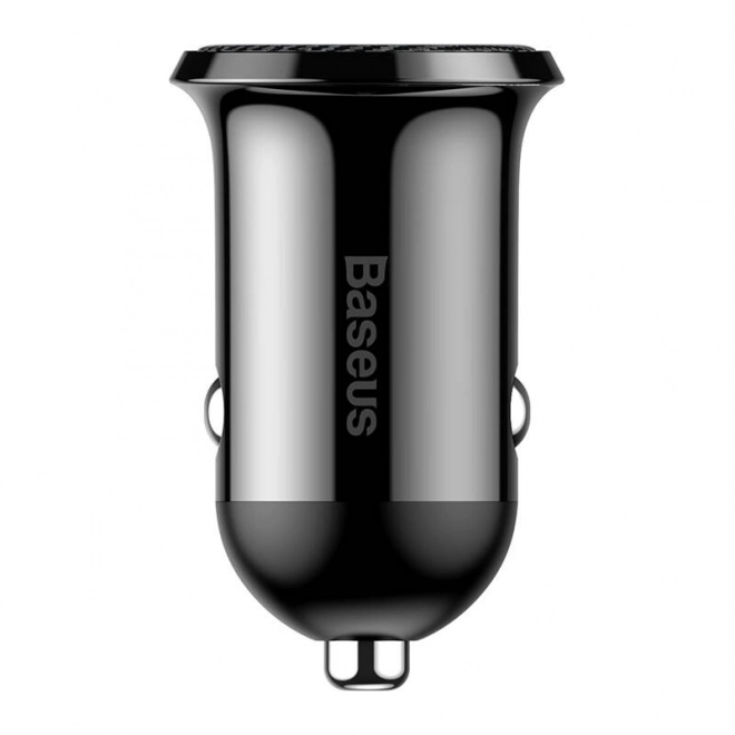punjač za auto Baseus Grain Pro 2x USB crna