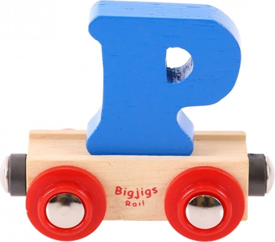 Vagon s slovom P Bigjigs Rail