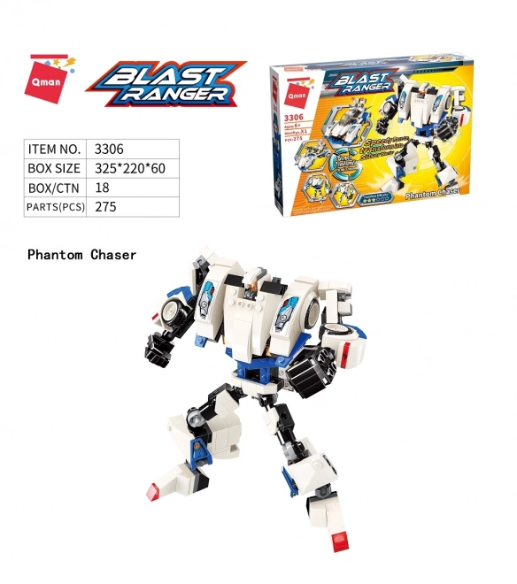 Qman Blast Ranger 3306 Phantom Chaser Konstruktorski Set